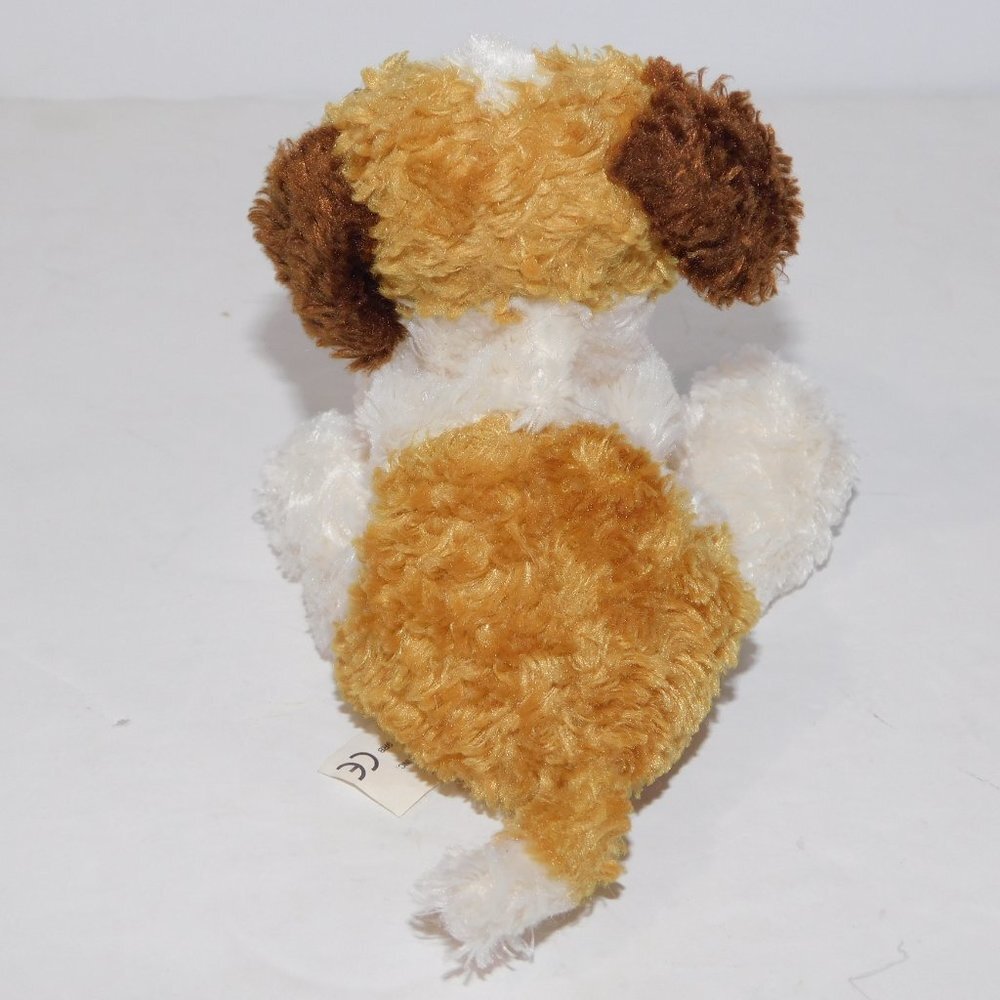 Russ Berrie 5" Bango St Bernard plush Beanbag Puppy Dog Brown White - Picture 5 of 6